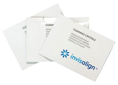 invisalign cleaning crystal packets